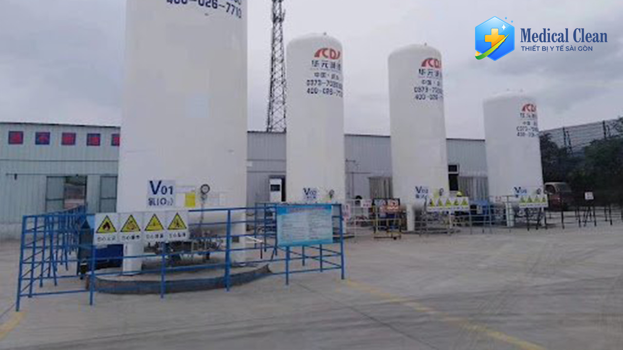 Lắp đặt bồn chứa oxy lỏng