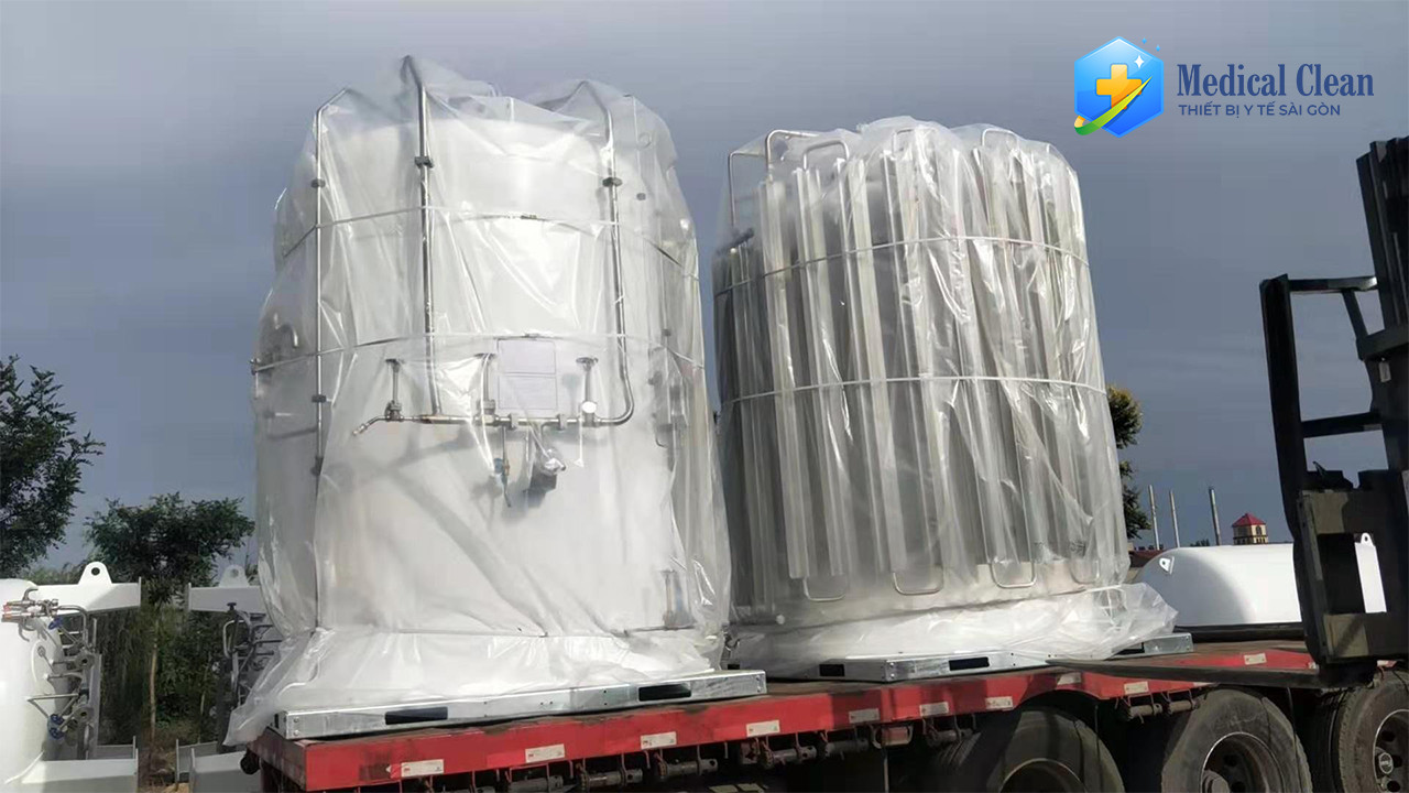 Lắp đặt bồn oxy lỏng cho bệnh viện