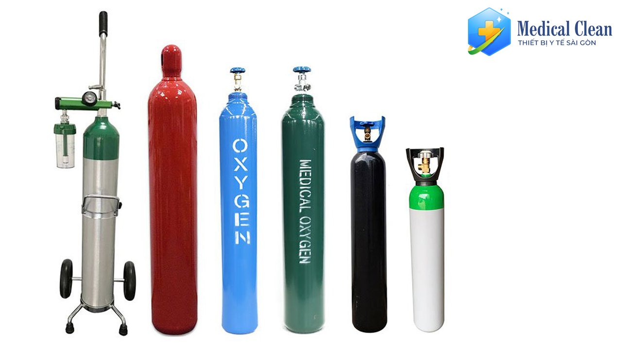 Các loại bình oxy y tế