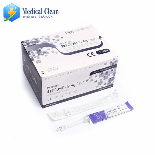 1 HỘP (25 BỘ) - Kit test nhanh HUMASIS Covid-19 Ag Test (Hàn Quốc)