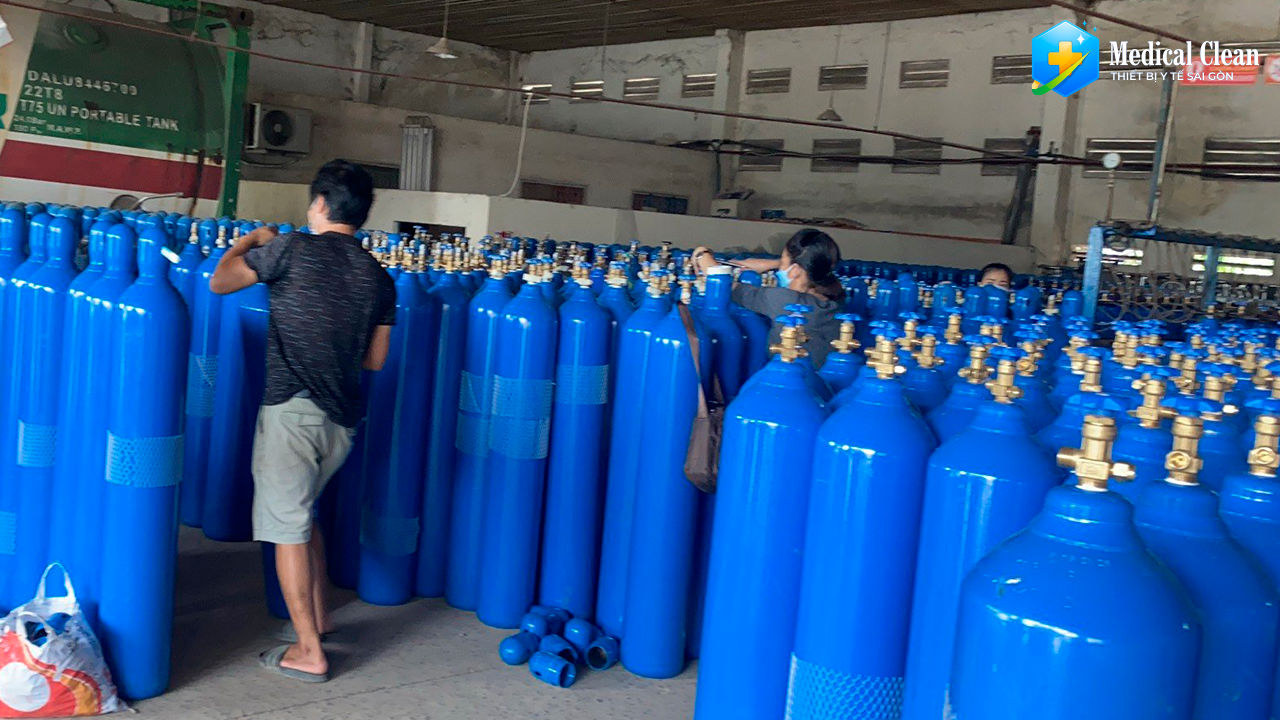 bình oxy 40 lít sử dụng được bao lâu