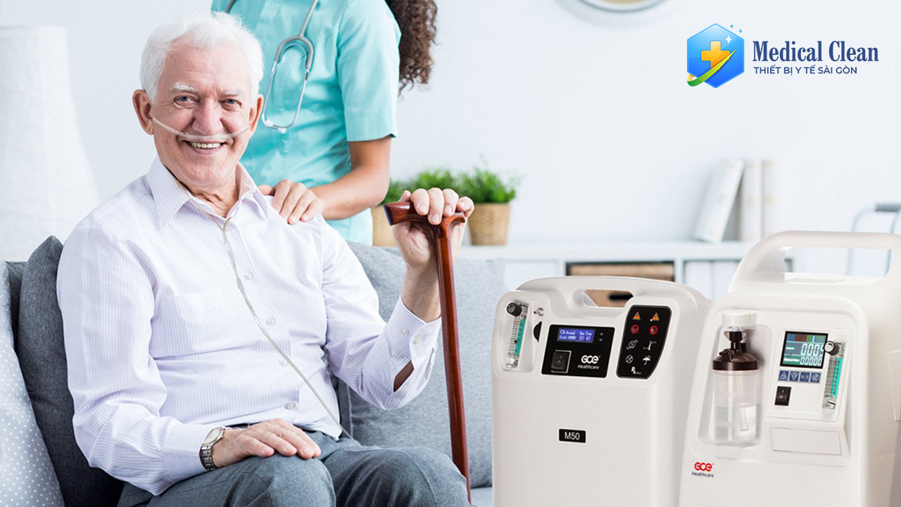 Sử dụng máy tạo oxy