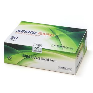 1 HỘP (20 BỘ) - Kit test nhanh AESKU.RAPID SARS-CoV-2 (Đức)