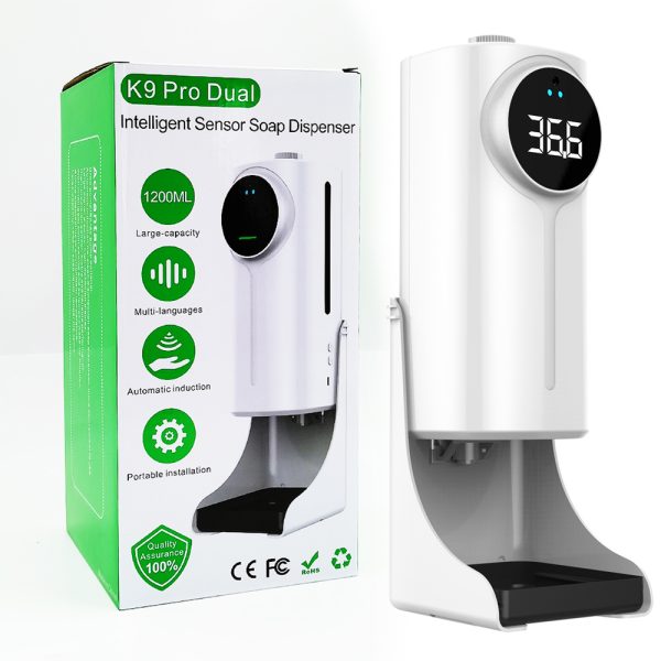 Máy đo nhiệt độ và sát khuẩn tay tự động K9 PRO DUAL