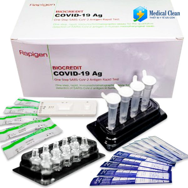 1 HỘP (20 BỘ) - Kit test nhanh BioCredit (Hàn Quốc)