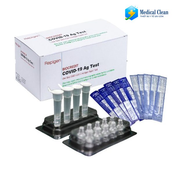 1 HỘP (20 BỘ) - Kit test nhanh BioCredit (Hàn Quốc)