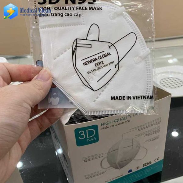 1 HỘP (20 CÁI) - Khẩu trang y tế N95 NEWERA GLOBAL không van