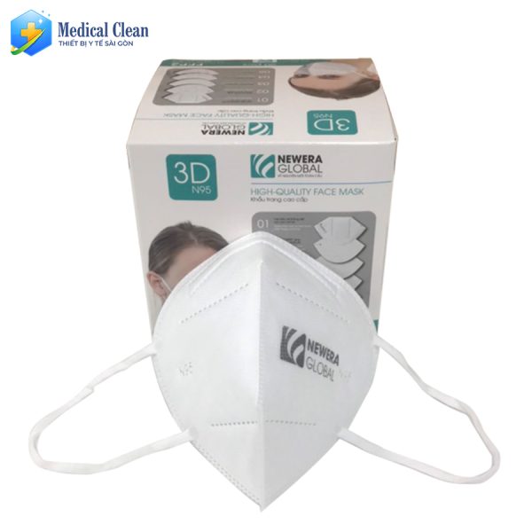 1 HỘP (20 CÁI) - Khẩu trang y tế N95 NEWERA GLOBAL không van