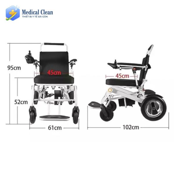Xe lăn điện gấp được cho người khuyết tật NQD-001